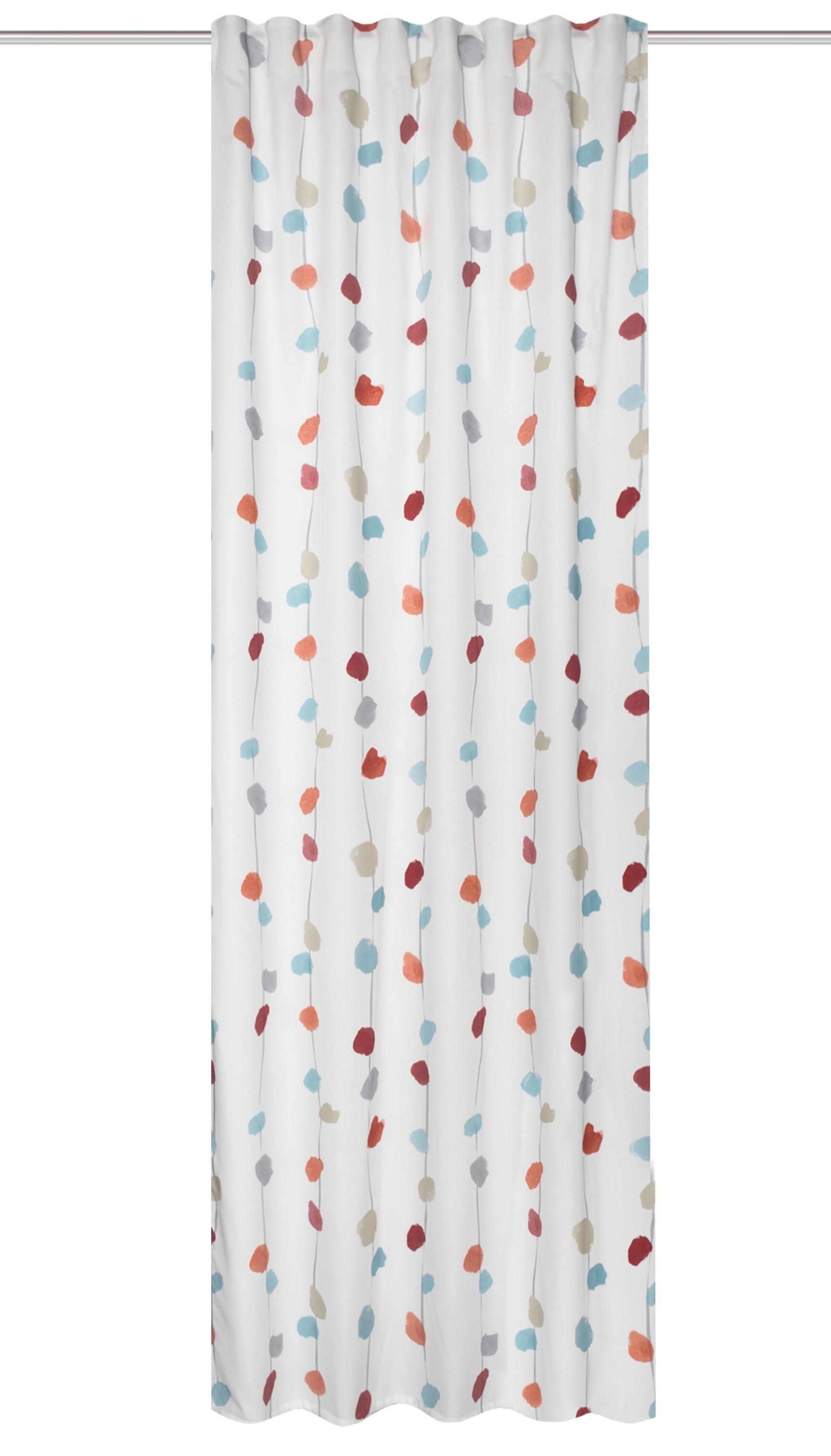 Fertigvorhang Effie - Terracotta, KONVENTIONELL, Textil (135/245cm)