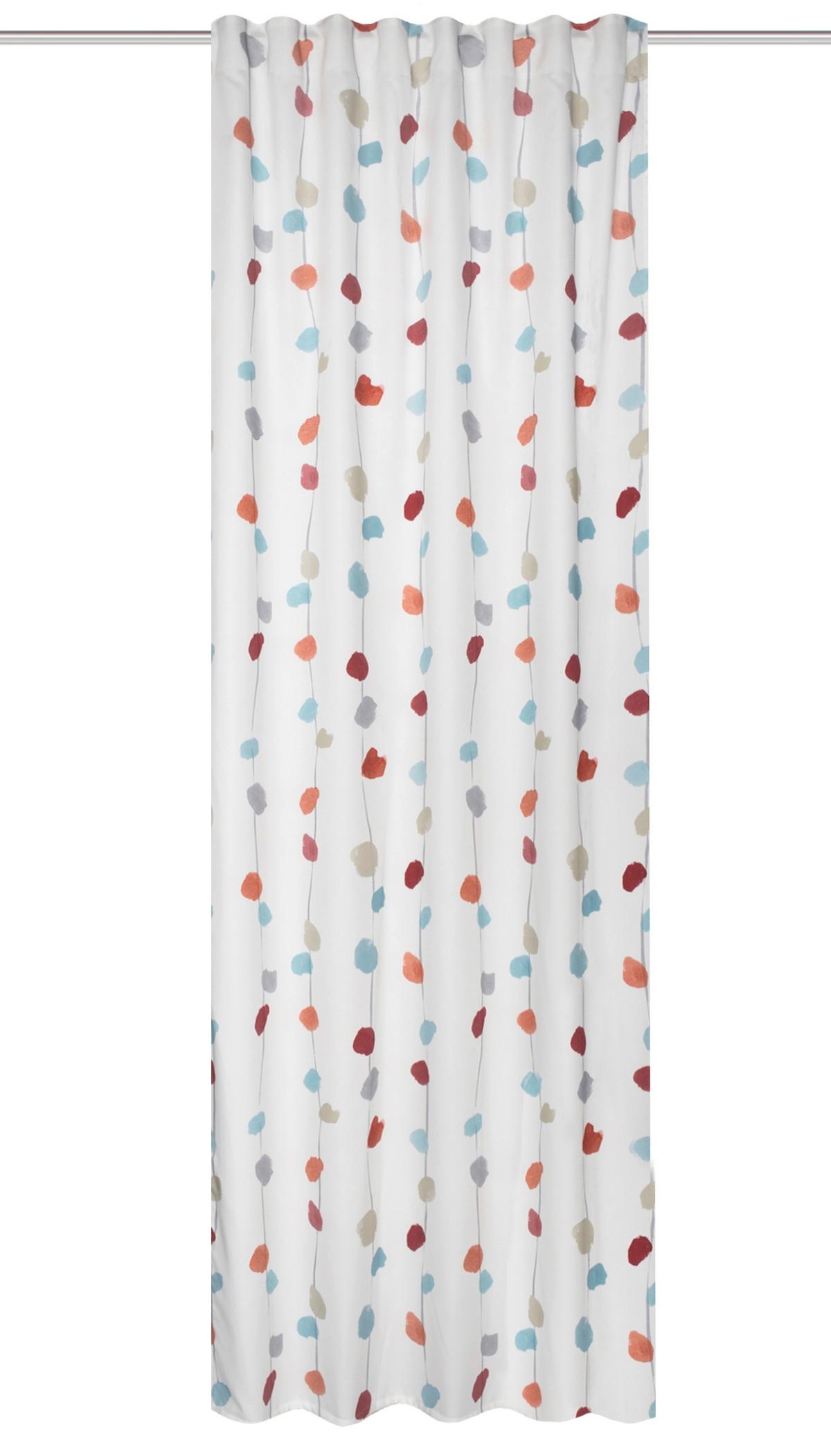 Fertigvorhang Effie - Terracotta, KONVENTIONELL, Textil (135/245cm)