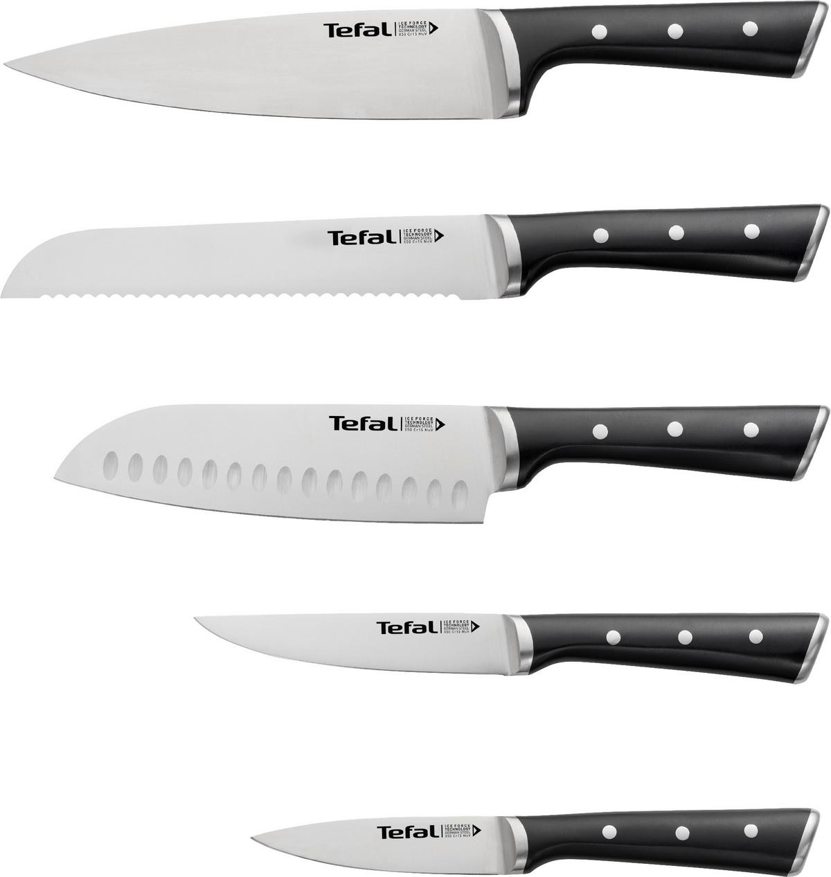 Messerblock Ice Force - Multicolor, MODERN, Metall (13,9/40,5/21,5cm) - Tefal