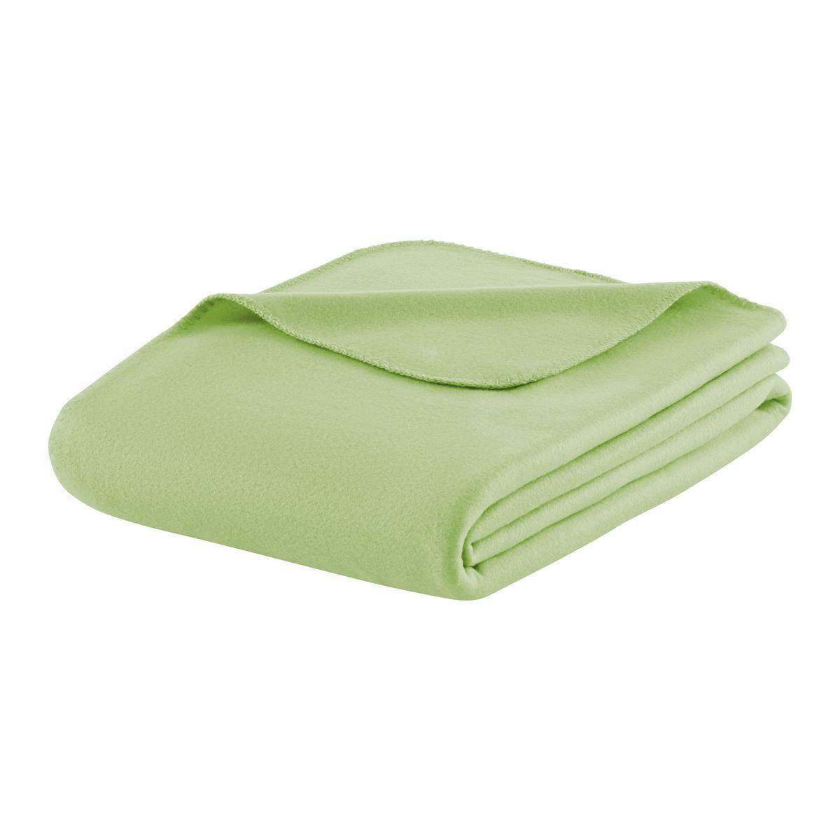 FLEECOVÁ DEKA FELICITY - zelená, Konvenční, textil (140/200cm) - Modern Living