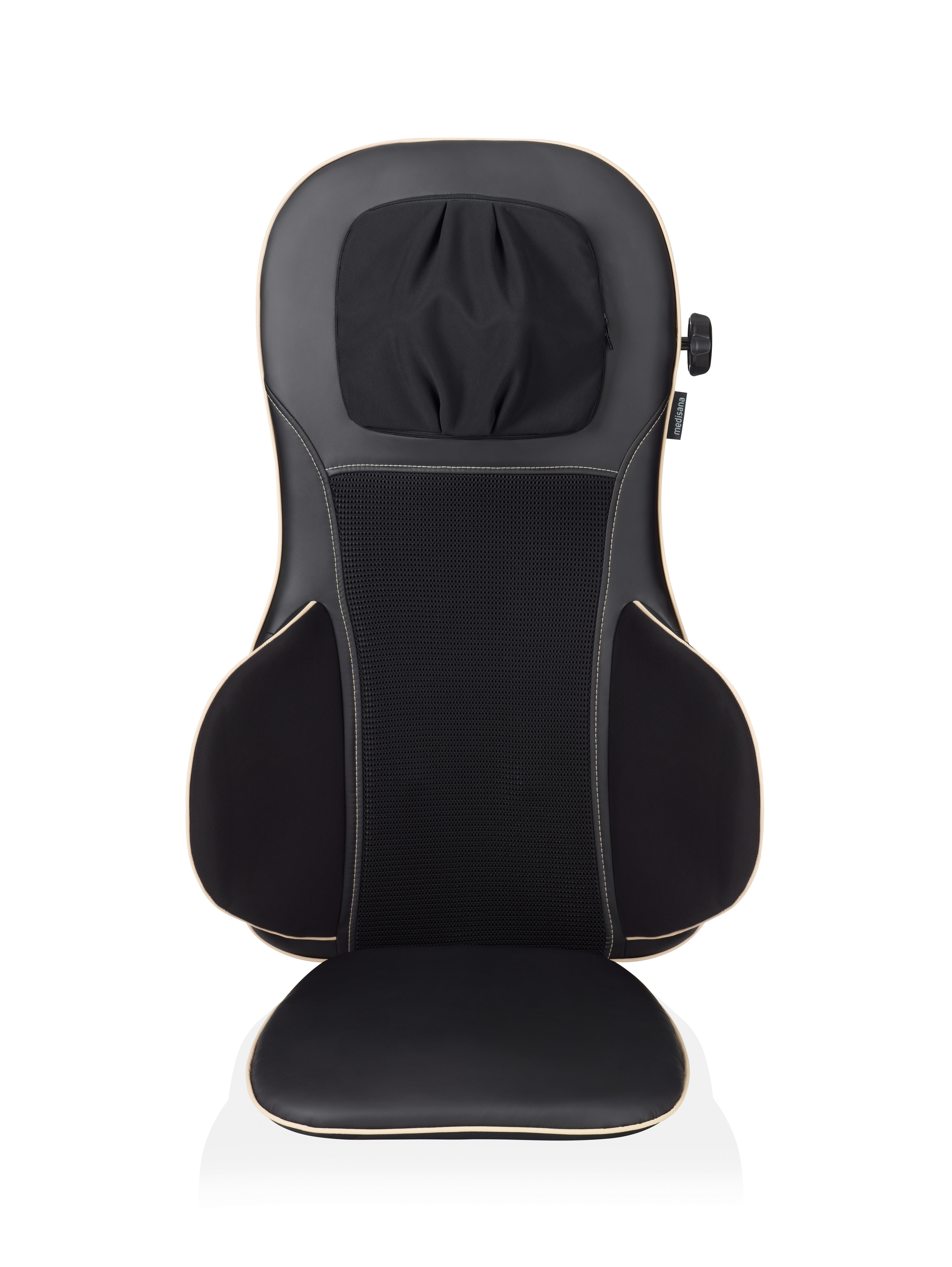 Massage-Sitzauflage Shiatsu Mc 825 Wärmefunktion - Schwarz, Basics, Textil (85,9/50,1/20,1cm) - Medisana
