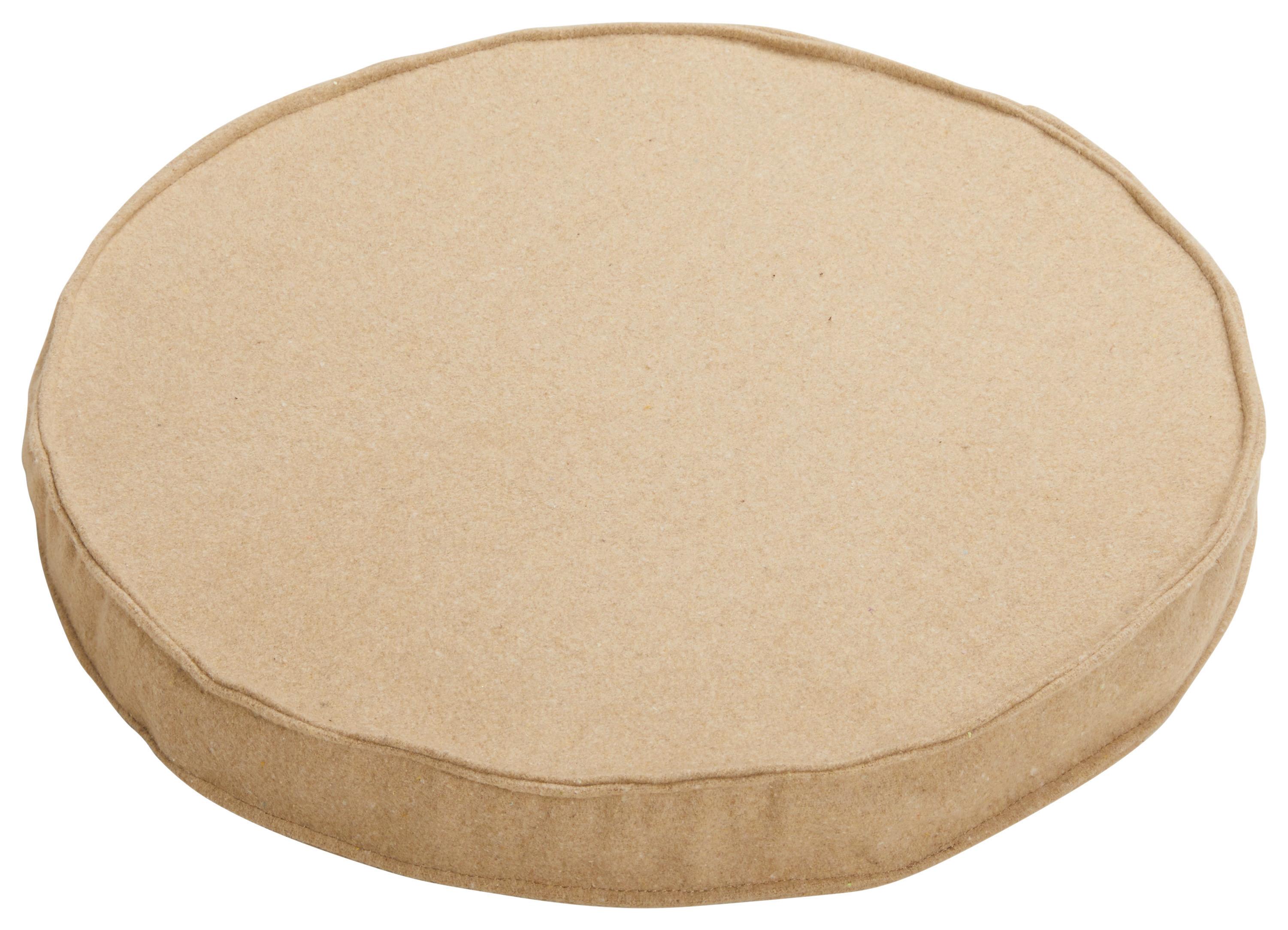 Sitzkissen Stockholm - Beige, MODERN, Textil (40/4cm) - Luca Bessoni