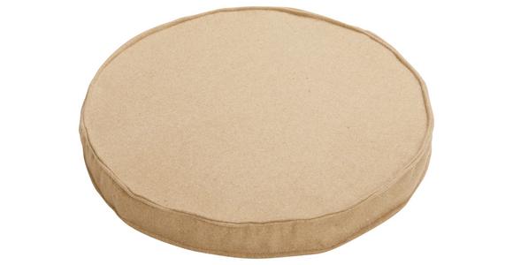 Sitzkissen Stockholm - Beige, MODERN, Textil (40/4cm) - Luca Bessoni