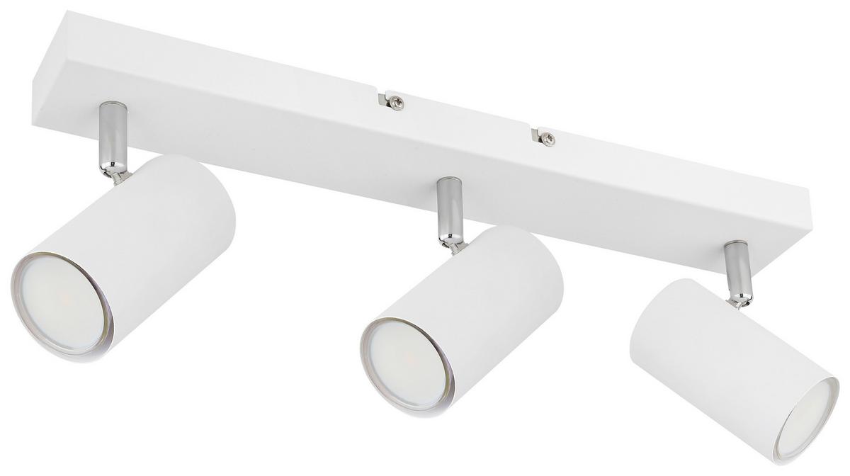 BODOVÉ SVIETIDLO WITMO2 - biela/chrómová, Modern, kov (43/6/12cm) - Mömax