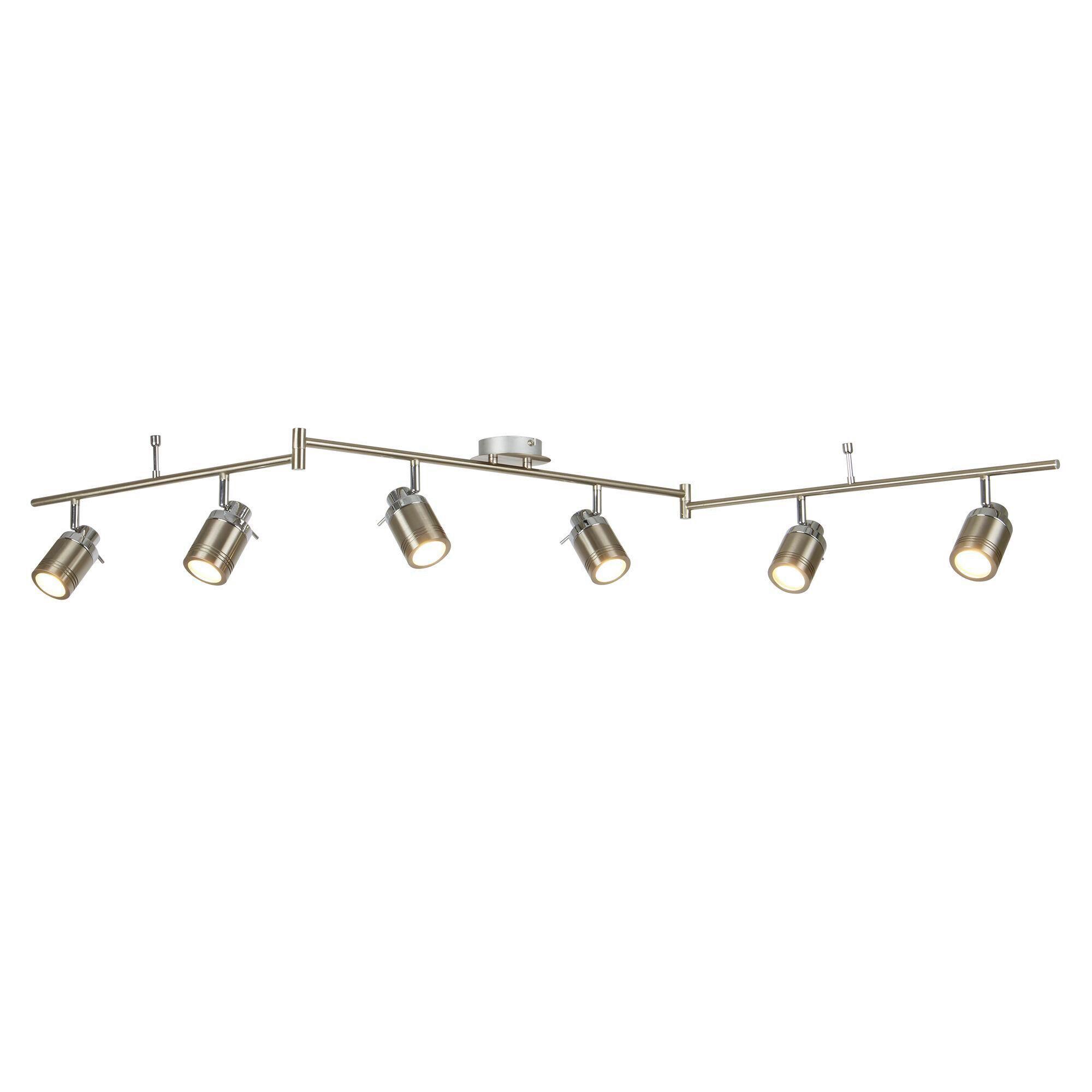 Deckenleuchte 6606ss - Design, Kunststoff/Metall (180/19.5/13cm)