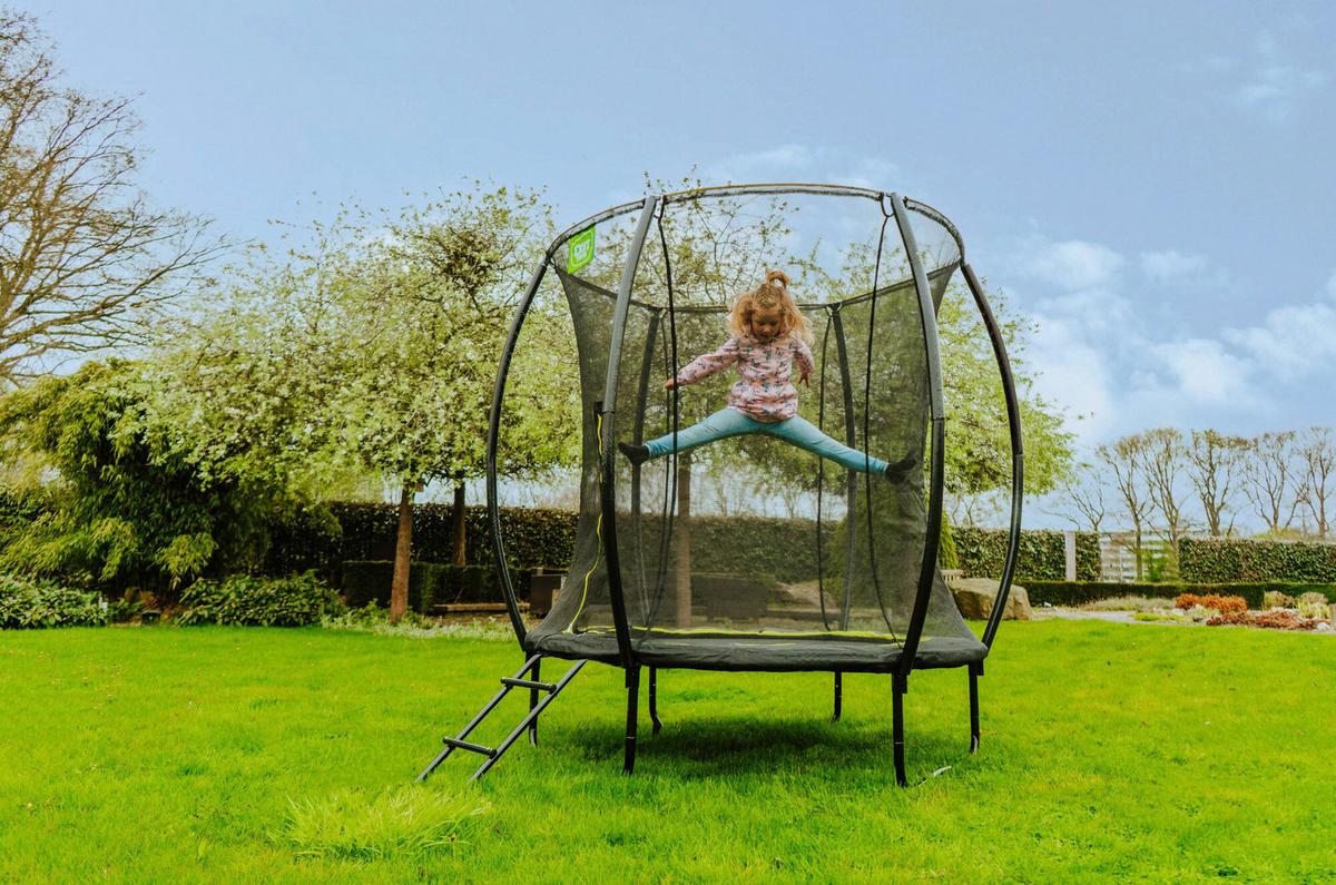 Trampolin Exit Silhouette - Rosa, KONVENTIONELL, Kunststoff/Metall (183/213cm) - EXIT Toys