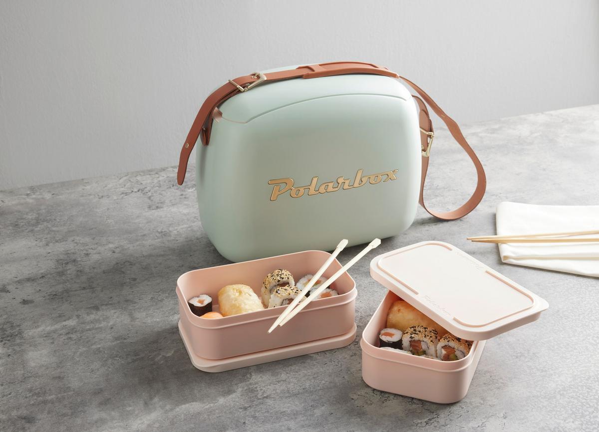 Chladiaca taška Objem: 6 L, vrát. 2 boxov - svetlozelená, Modern, plast (6l) - Polarbox