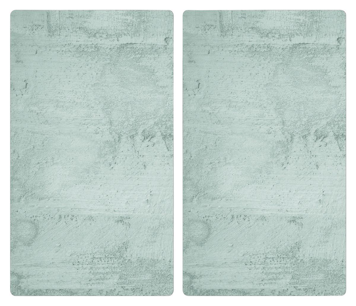 Herdabdeckplatte Grau/Betonoptik B: 28,5 cm - Grau, Basics, Glas (50/28.5/0.4cm) - Kesper
