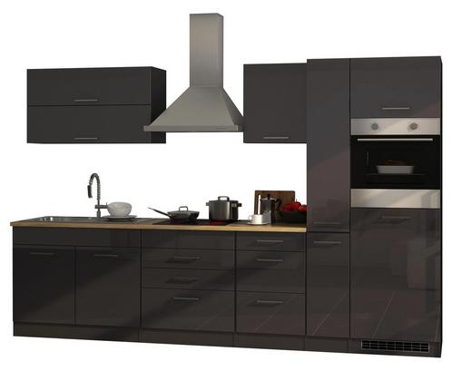 Kompakt, mit ausreichend Stauraum und schöner Optik Kompakte Küchenzeile mit Elektrogeräten