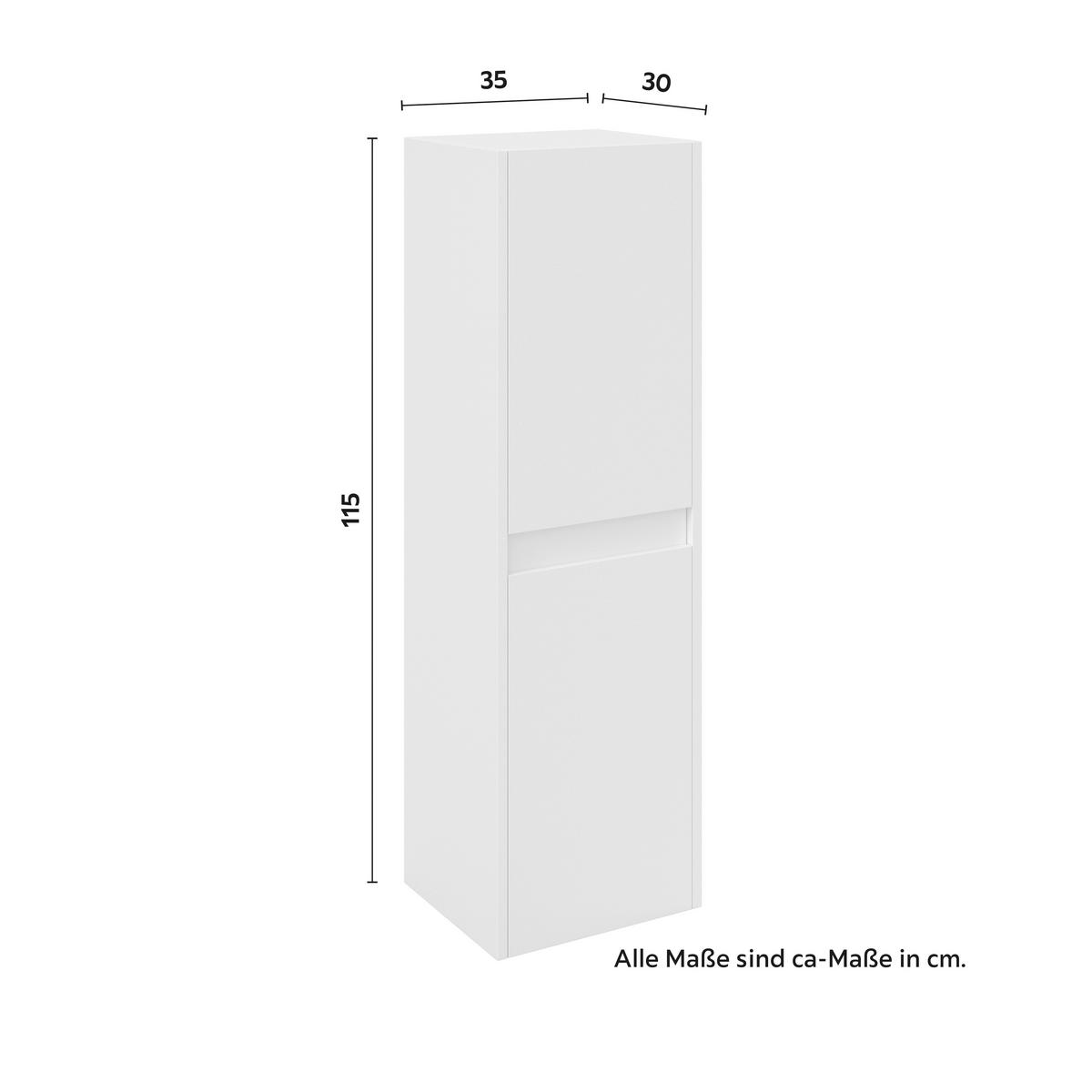 Koupelna Martina MARTINA - bílá, Moderní, dřevo/kompozitní dřevo (100/45/45cm) - Bessagi Home
