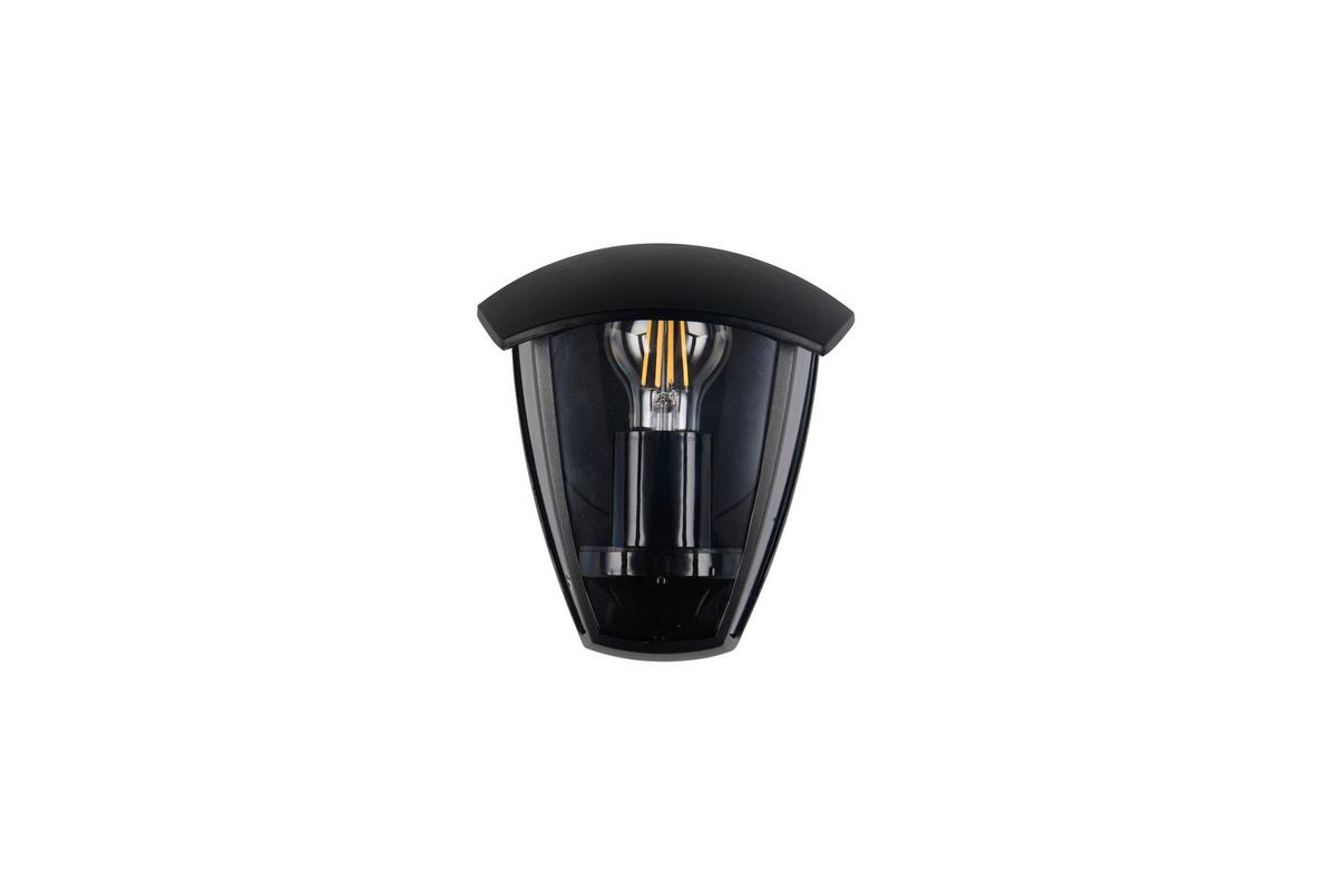 Außenwandleuchte 263260332 Venta - Klar/Schwarz, KONVENTIONELL, Kunststoff/Metall (18/13/20cm) - Trio Leuchten