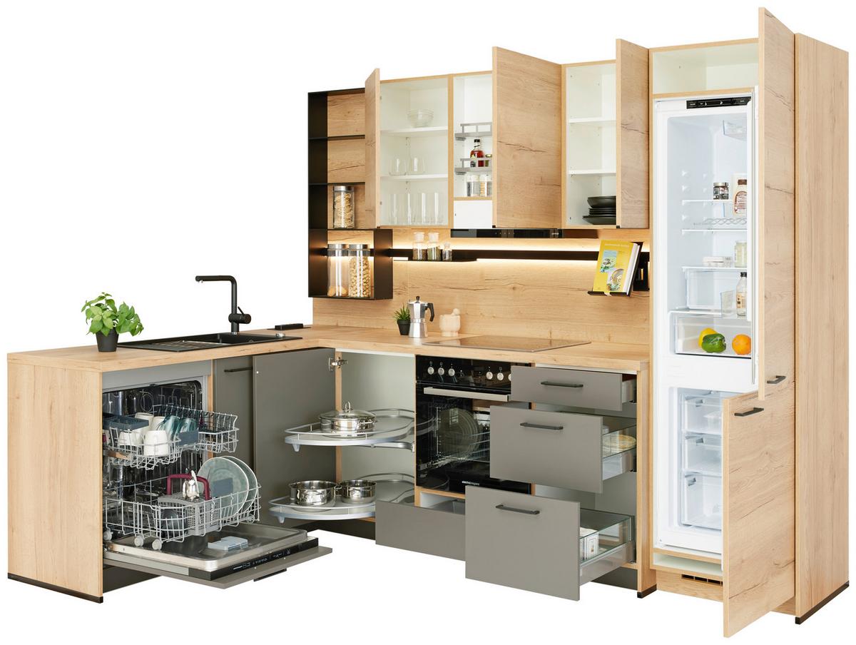 Einbauküche Riga/eastbourne Frei Planbar Klassisch - Creme, MODERN, Holzwerkstoff - Vertico