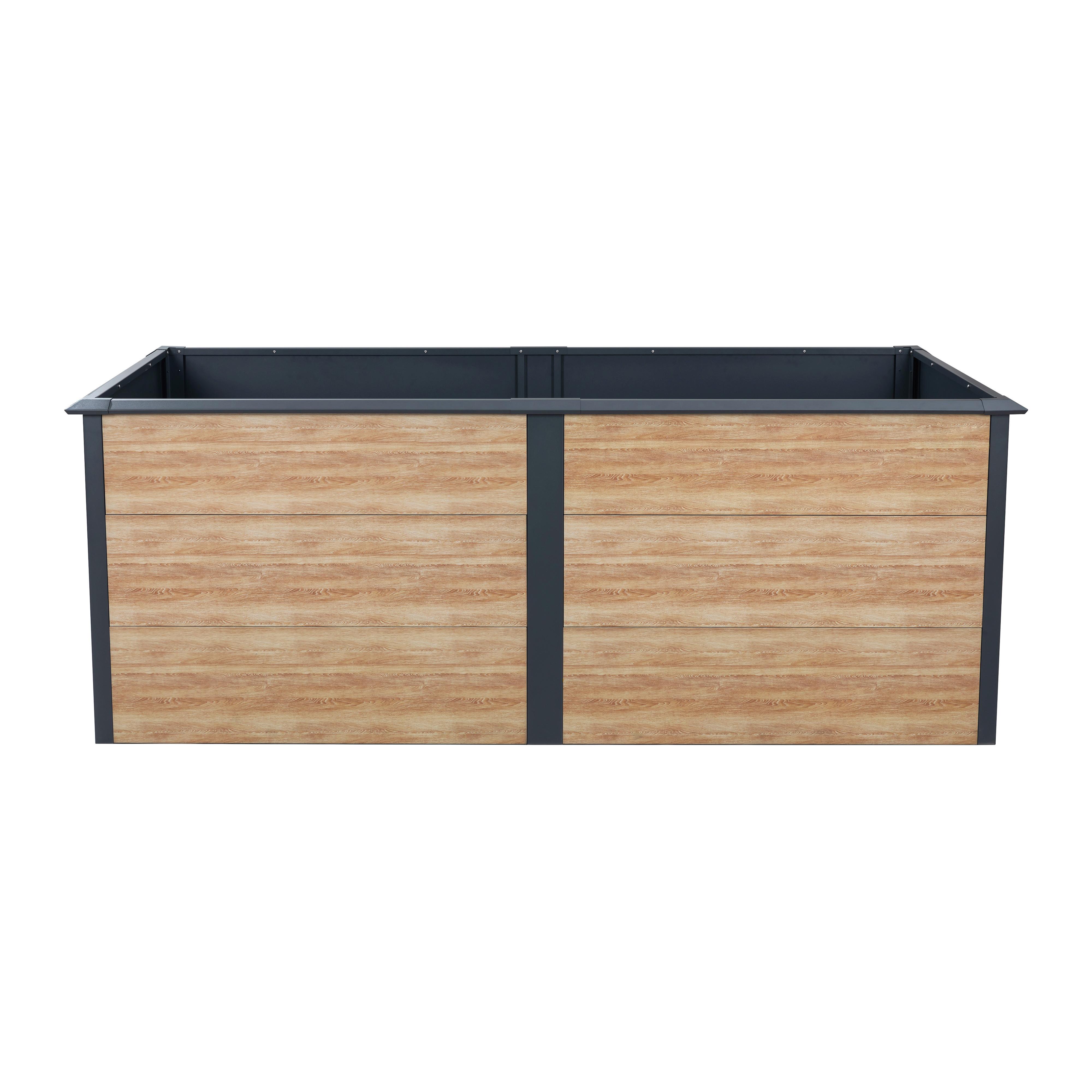 Hochbeet Primus-Multi XL - Lärchefarben, KONVENTIONELL, Metall (100/200/77cm)