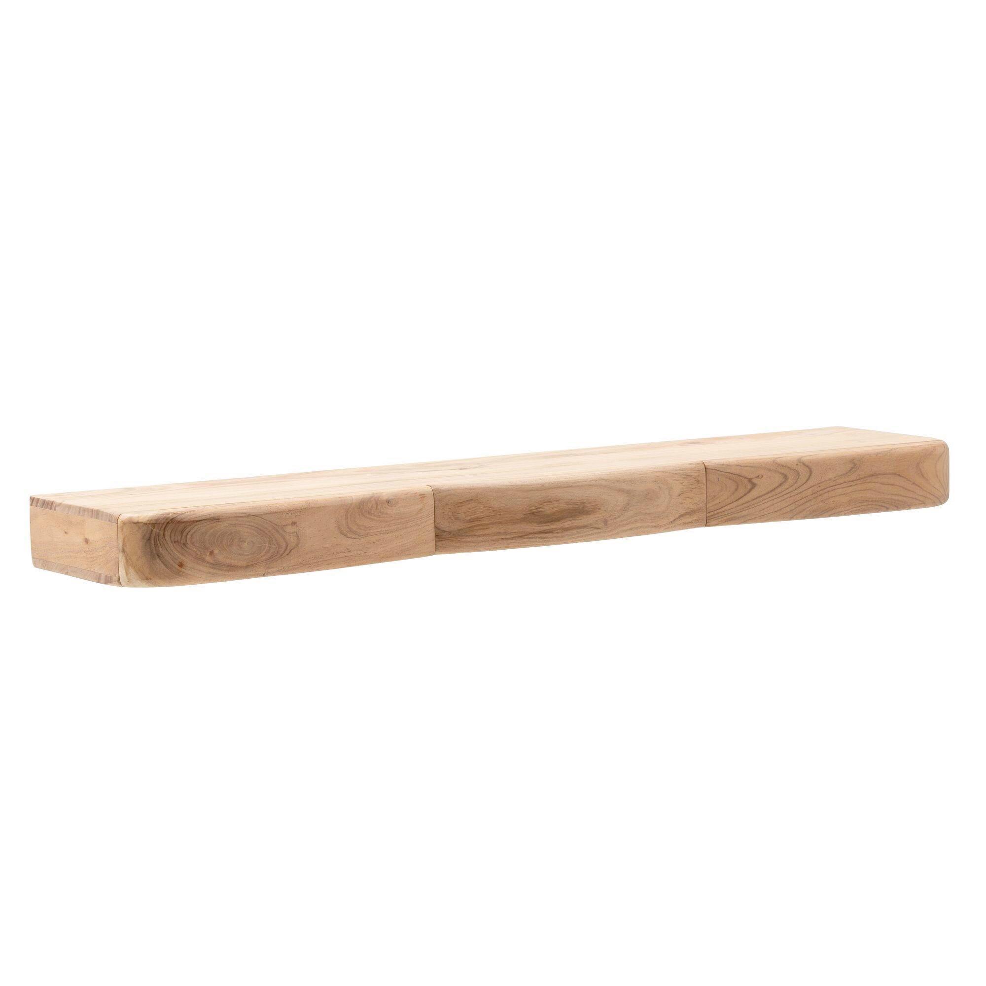 WANDBOARD Akaziefarben B: 120cm - Akaziefarben, Design, Holz (120/8/20cm) - Livetastic