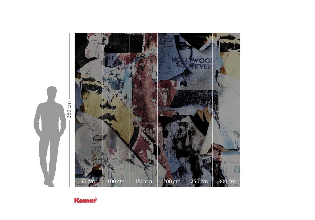 Fototapete Artwork - Multicolor, Trend, Papier (300/280cm) - Komar