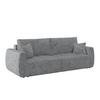 Schlafsofa Bali - Schwarz/Grau, MODERN, Holz/Textil (245/74-90/104cm) - Luca Bessoni