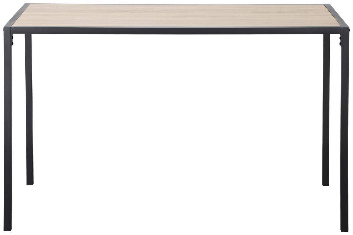 PSACÍ STŮL ARIAN - černá/Sonoma dub, Basics, kov/kompozitní dřevo (120/60/75cm) - Based