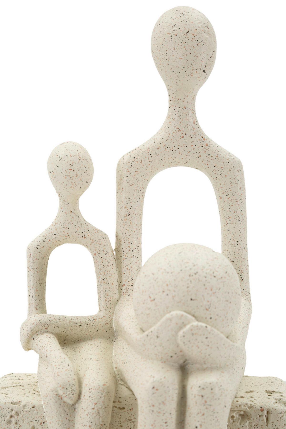 Skulptur Kunststoff, Cream - Basics, Kunststoff (10/26/7.5cm)