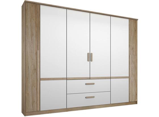 Kombischrank Bernau 226 cm Eiche/ Weiß - Eichefarben/Weiß, MODERN, Holzwerkstoff (226/212/56cm) Kombischrank Bernau 226 cm Eiche/ Weiß - Eichefarben/Weiß, MODERN, Holzwerkstoff (226/212/56cm)