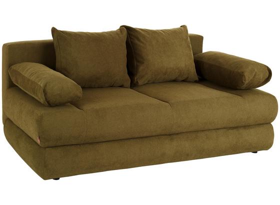 Pohovka S Rozkladom Clipso - olivovozelená, Basics, textil (212/93/90cm) - Ombra Pohovka S Rozkladom Clipso - olivovozelená, Basics, textil (212/93/90cm) - Ombra