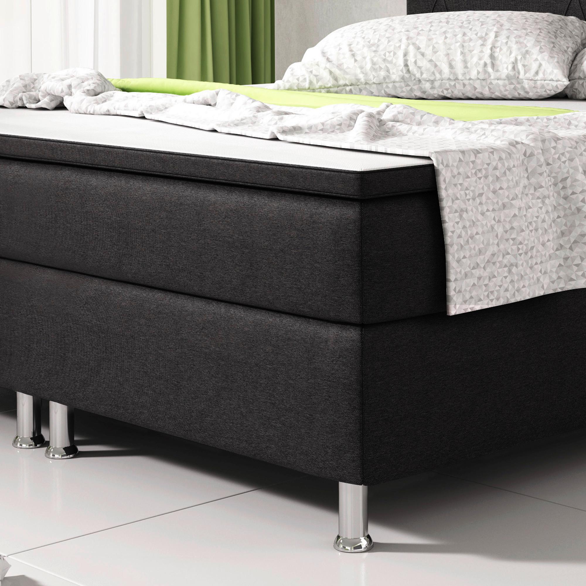 Boxspringbett mit Topper