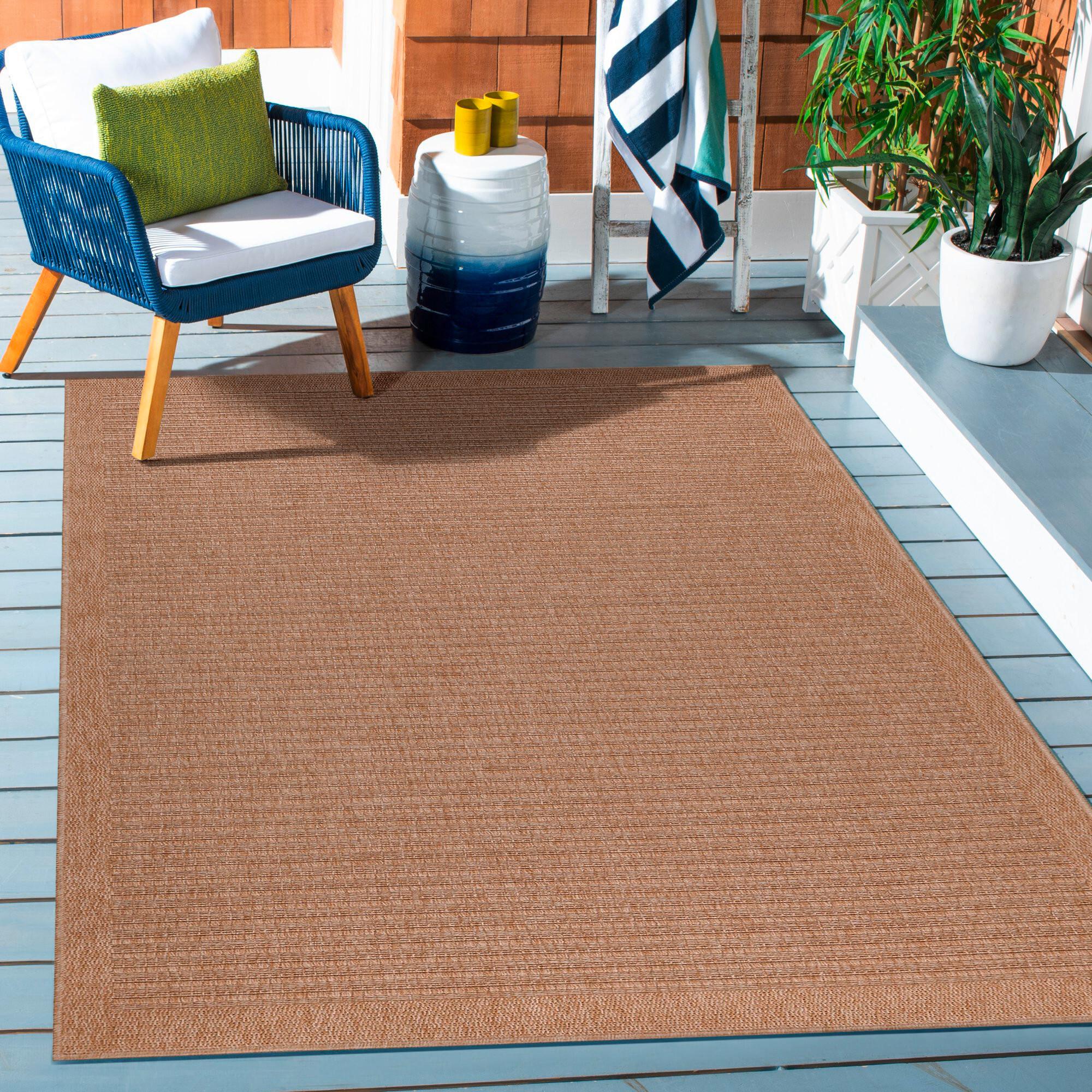 Outdoorteppich Dhaka - Beige, Basics, Textil (140/200cm) - Novel