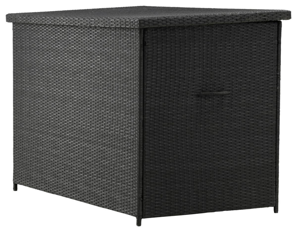 Kissenbox Amazon - Schwarz, KONVENTIONELL, Kunststoff (150/100/90cm) - Gardenson