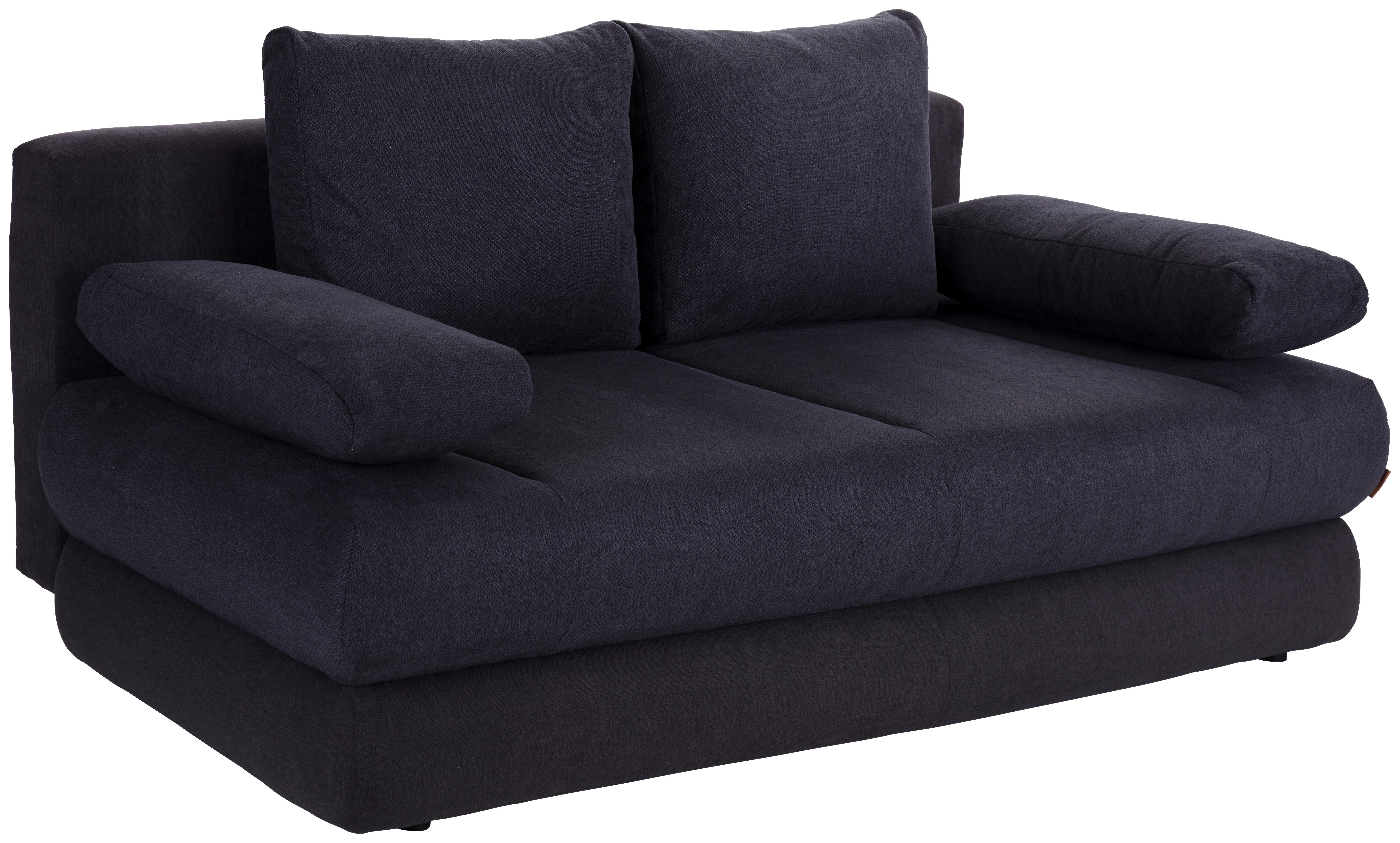 Kanapéágy Clipso B: 212 Cm - Antracit, Basics, Textil (212/93/90cm) - Ombra