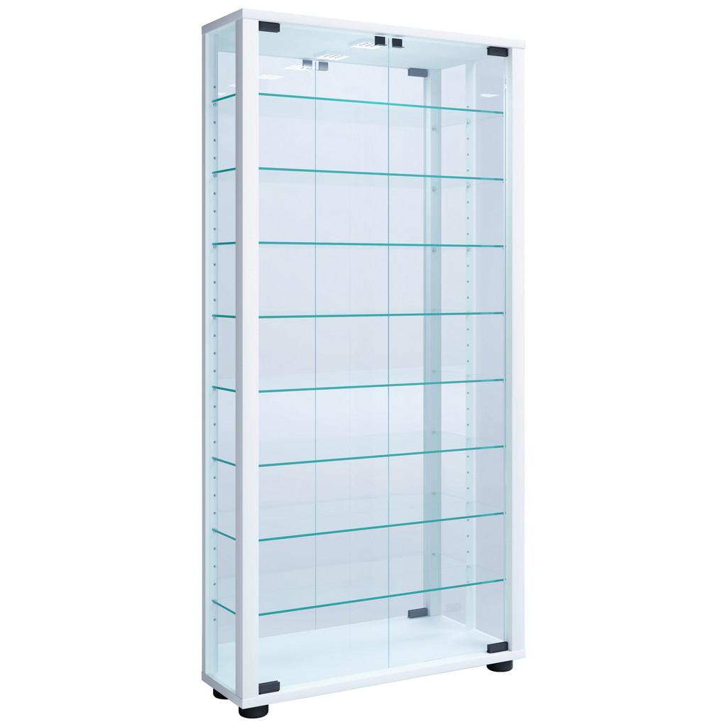 Vitrine Lumo B: 59 cm Weiß
