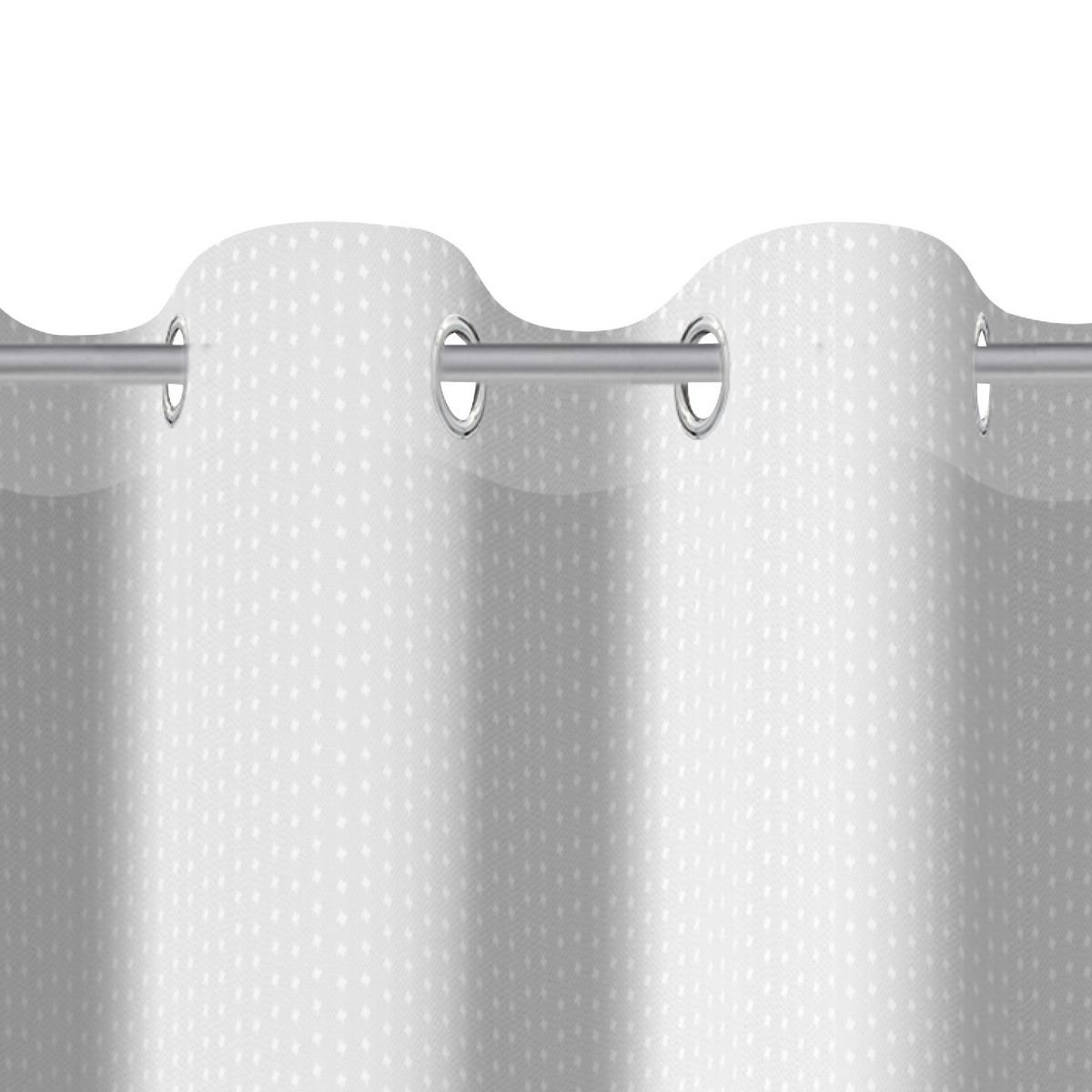 Ringlis Függöny Nessi - fehér, Konventionell, textil (140/245cm) - Ondega