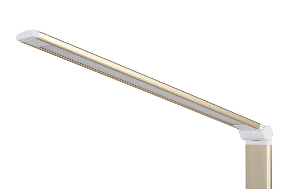 LED LAMPA NA PSACÍ STŮL MULTI - bílá/barva růžového zlata, Moderní, kov/plast (33/10,5/37-66cm) - Mömax