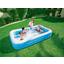 Kinderschwimmbecken Family Deluxe 305x183x56cm 54009 - Blau/Weiß, Kunststoff (305/183/56cm) - Bestway Kinderschwimmbecken Family Deluxe 305x183x56cm 54009 - Blau/Weiß, Kunststoff (305/183/56cm) - Bestway