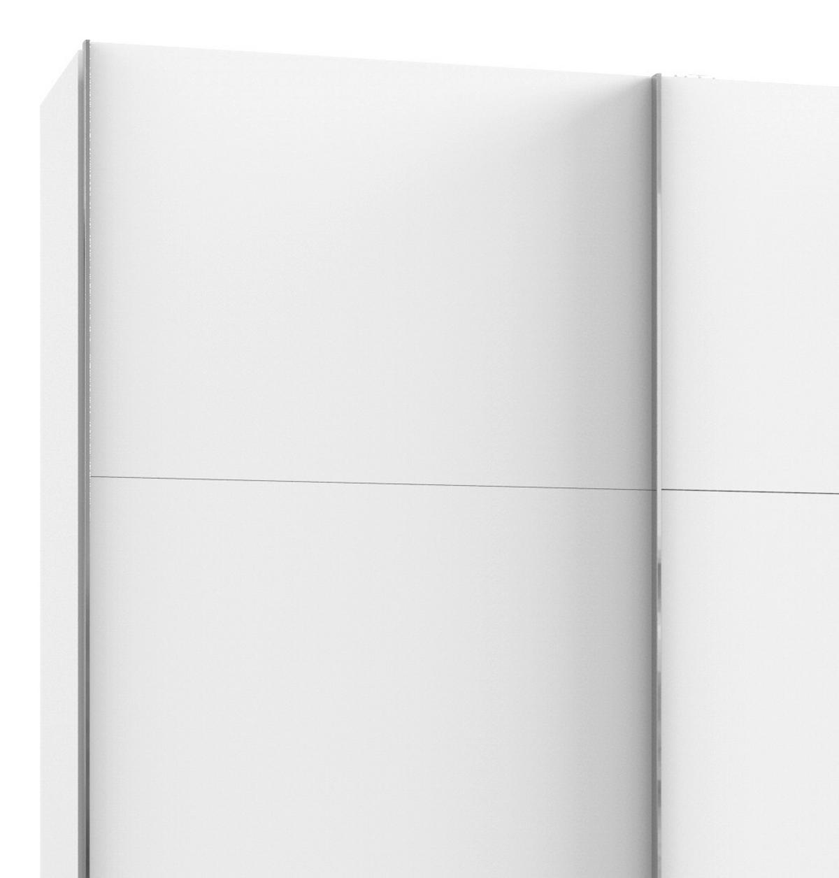 Schwebetürenschrank Mit Laden 350cm Level 36a, Weiß - Weiß, Basics, Holzwerkstoff (350/216/65cm) - MID.YOU
