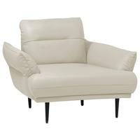 Sessel Altea Weiß B: 95 cm - Schwarz/Weiß, Design, Textil (95/85/96cm) - Livetastic