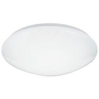 LED-Deckenleuchte Ø 39 cm mit Fernbedienung - Opal/Weiß, Basics, Kunststoff/Metall (39/11cm) - Globo