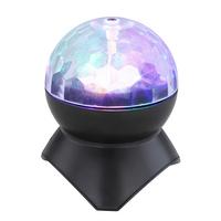 Discoleuchte Veli Farbwechsler Akku Mit Usb + Bluetooth - Klar/Schwarz, Basics, Kunststoff (11/12,5cm) - Globo