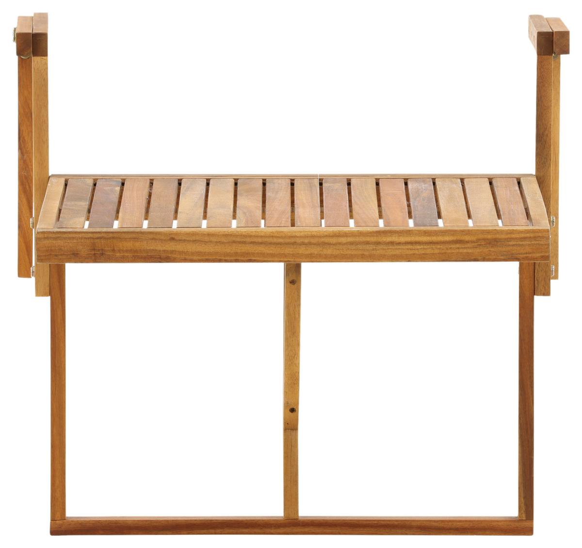 Gartentisch Klappbar Marion Akazienholz L 60 cm - Akaziefarben, KONVENTIONELL, Holz (60/45/55cm) - Gardenson