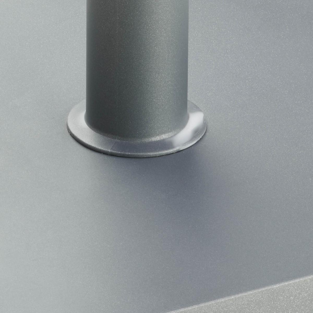 Schirmständer Kunststoff/Beton für DM 2,1-5,2 cm Hubert - Schwarz, Basics, Kunststoff (40/40/34cm)