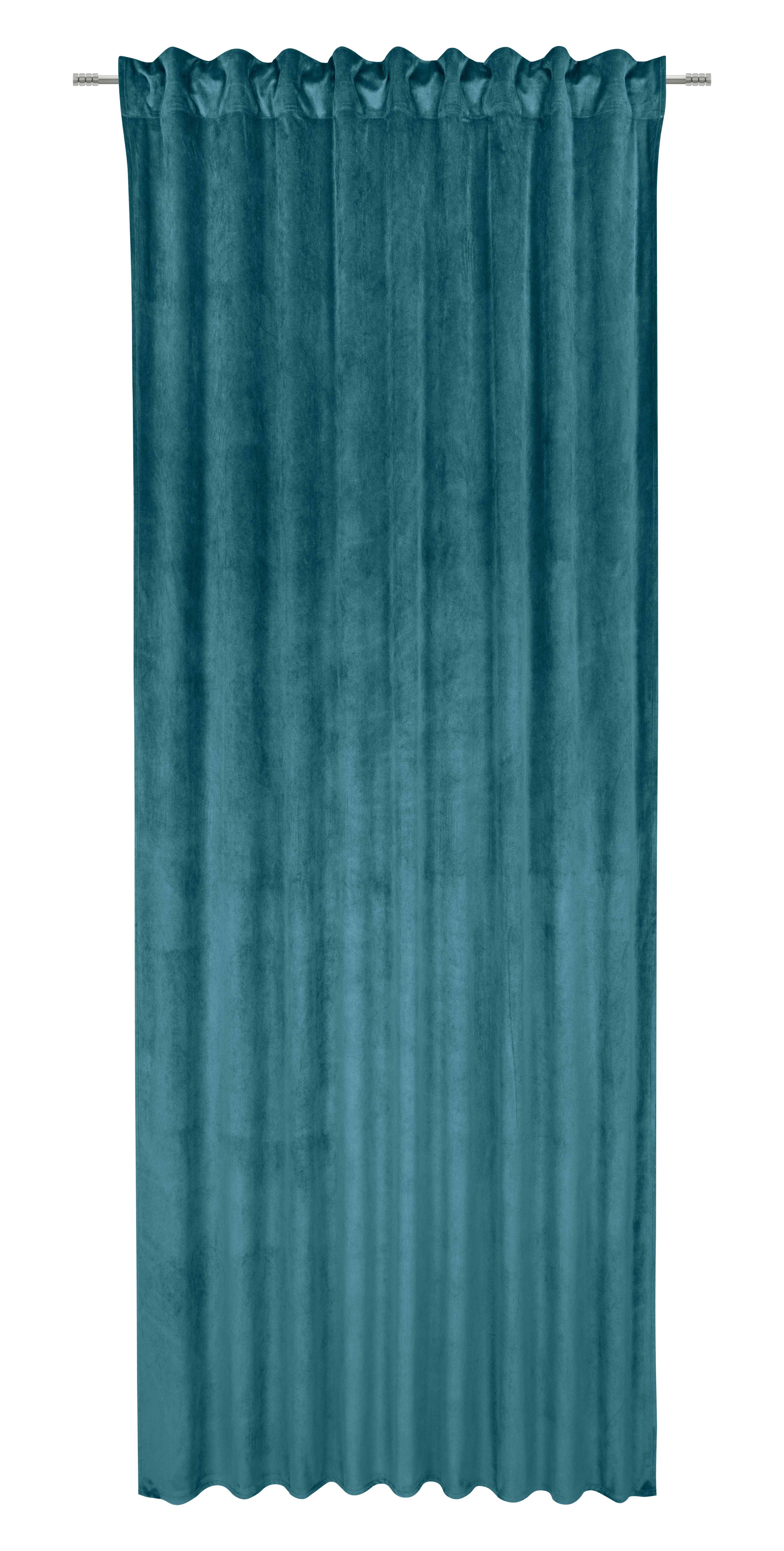Hotový záves Bianca, 140/245cm, jadeitová - jadeitovozelená, Konventionell, textil (140/245cm) - Modern Living