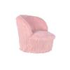 Kinderstuhl Gepolstert Mit Kunstfell-Bezug - Hellrosa, Basics, Holz/Kunststoff (47/45/47cm) - Kayoom