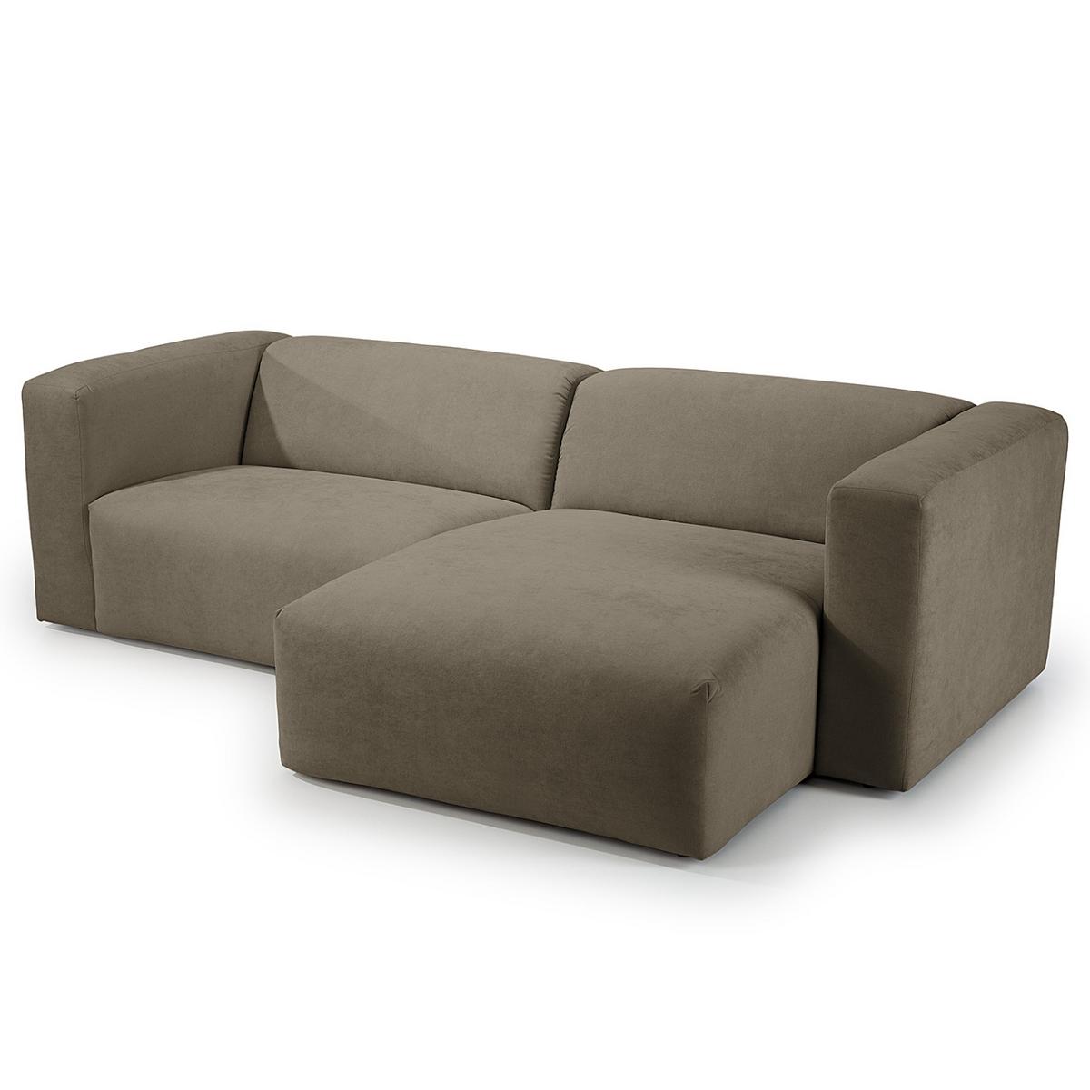Ecksofa Bolt, Dunkelgrau S: 160x255 cm - Dunkelgrau, MODERN, Textil (160/255cm) - Trendmanufaktur