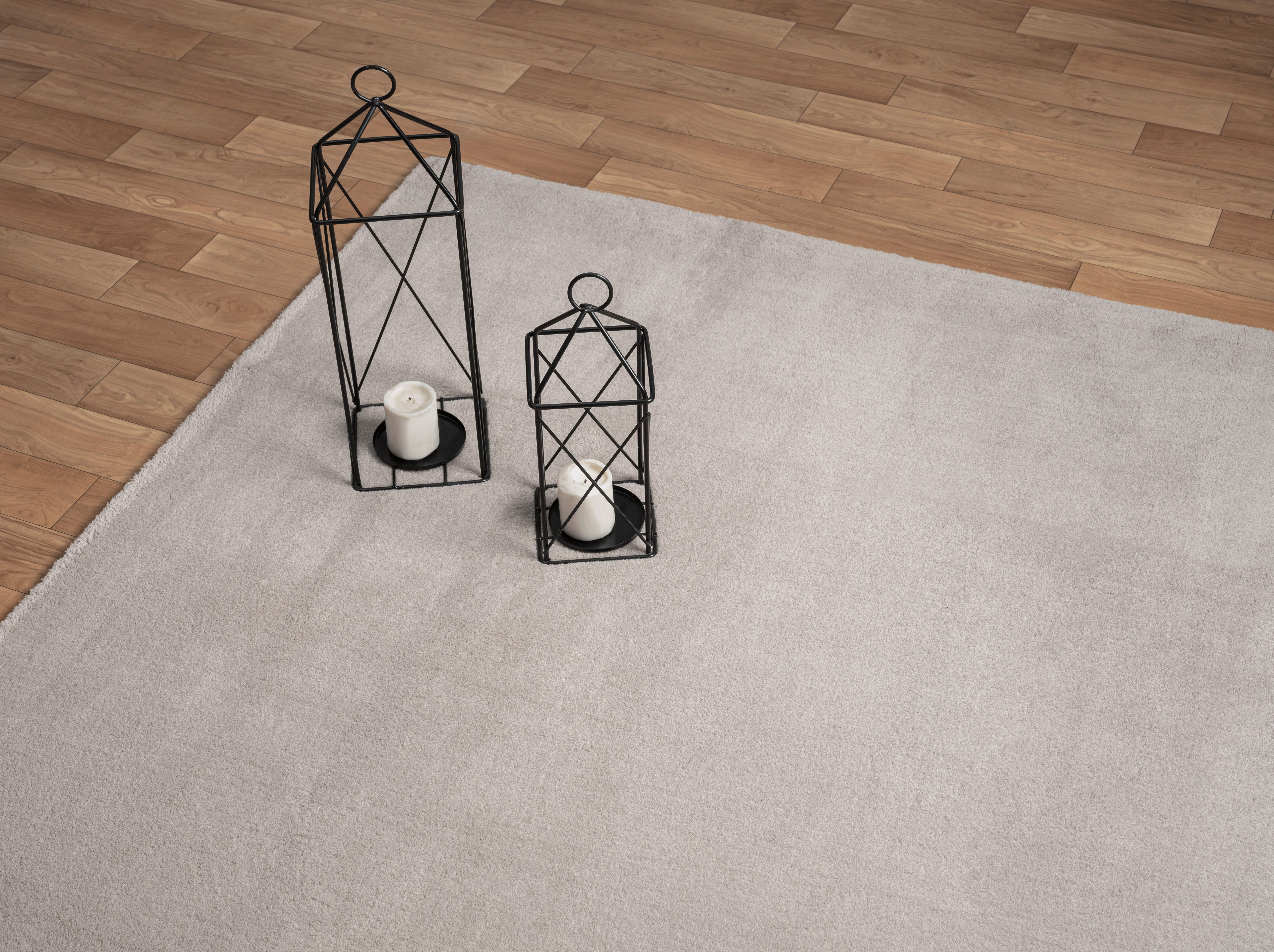 Fellteppich Loft - Sandfarben, KONVENTIONELL, Textil (160/160cm)