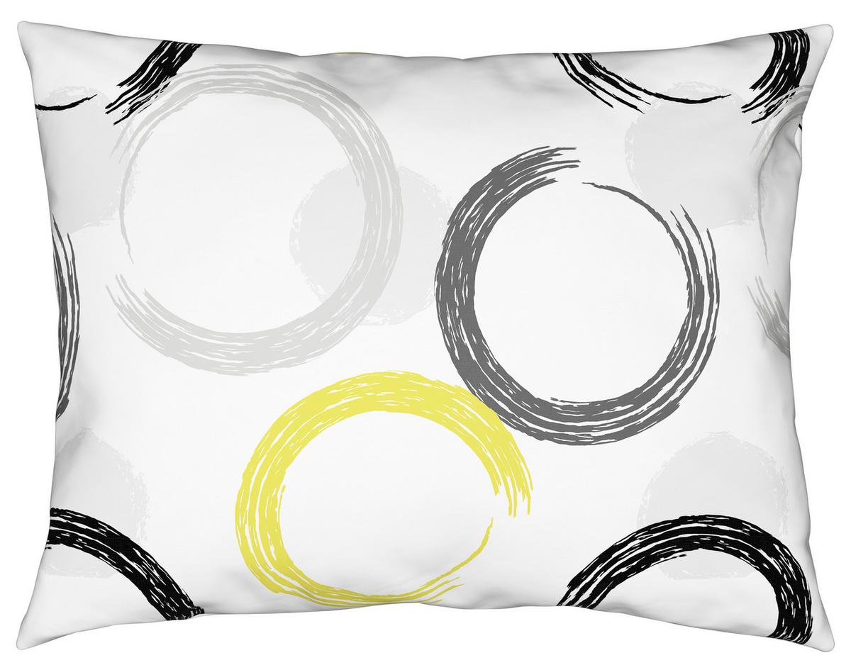 Ágyneműhuzat-garnitúra Charlene - sárga/fehér, Modern, textil - Luca Bessoni