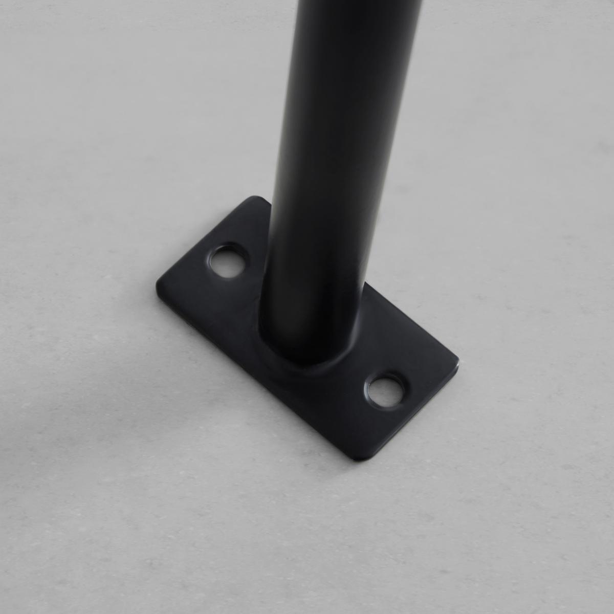 Vešiaková tyč PIPE čierna - čierna, Modern, kov (80/60/6cm) - Mömax