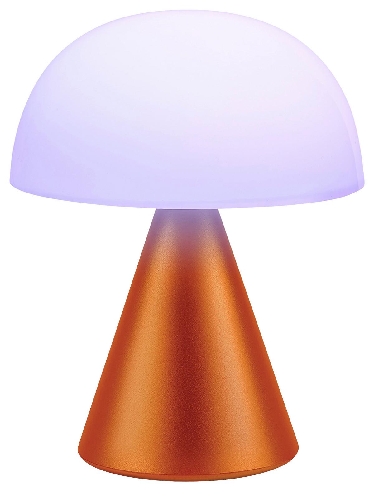 Akku-tischleuchte Lexon Mina L - Orange, Design, Kunststoff/Metall (14/17/14cm)