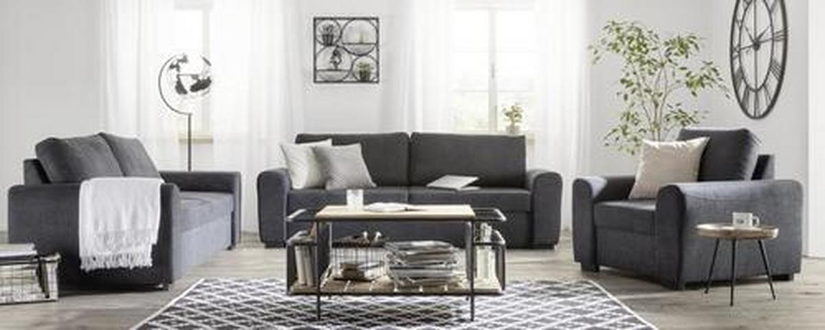 Odkládací stolek P: 40cm - přírodní barvy, Lifestyle, kov/dřevo (40/38/40cm) - Mömax