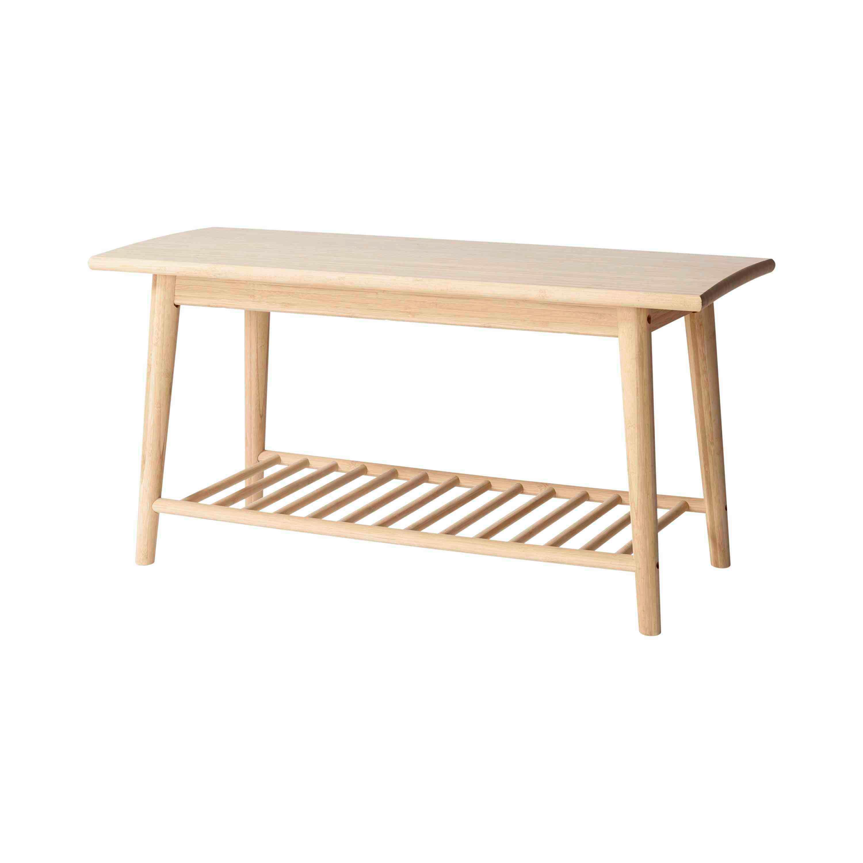 SCHUHBANK NOBLE 4168002 - Naturfarben, ROMANTIK / LANDHAUS, Holz (90/45/35cm) - MID.YOU