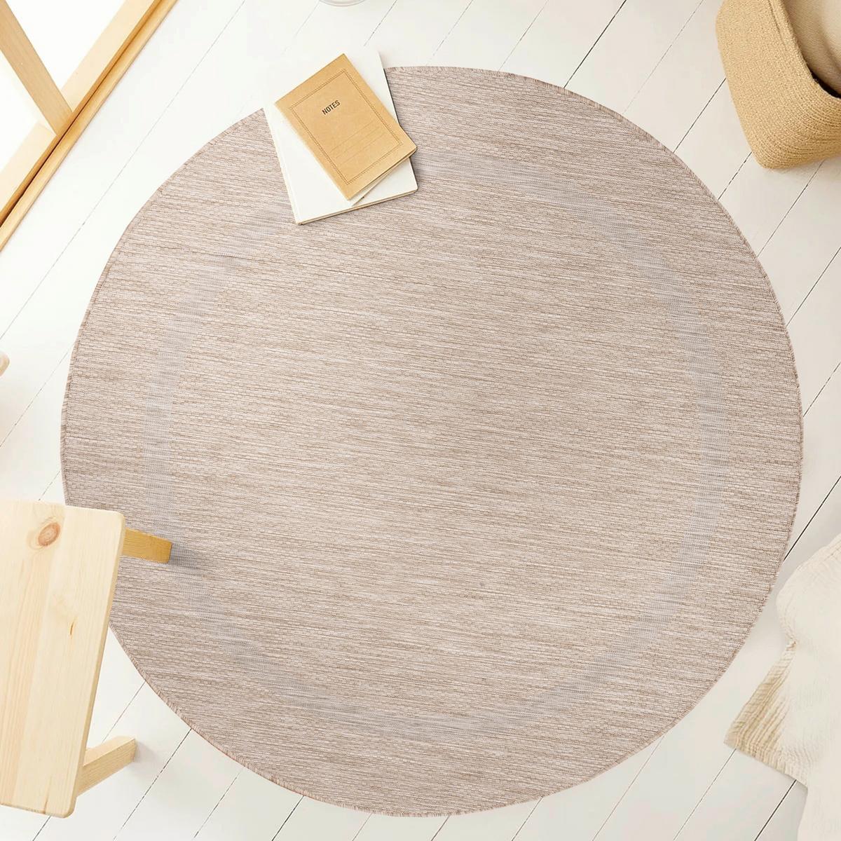 FLACHWEBETEPPICH RELAX - Beige, Basics, Textil (120/120cm) - Ayyildiz 