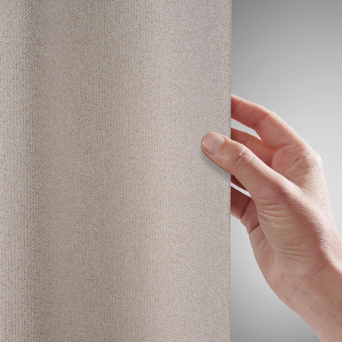 Zatemňovací závěs Allan, 135/255cm, béžová - béžová, Romantický / Rustikální, textil (135/255cm) - Premium Living