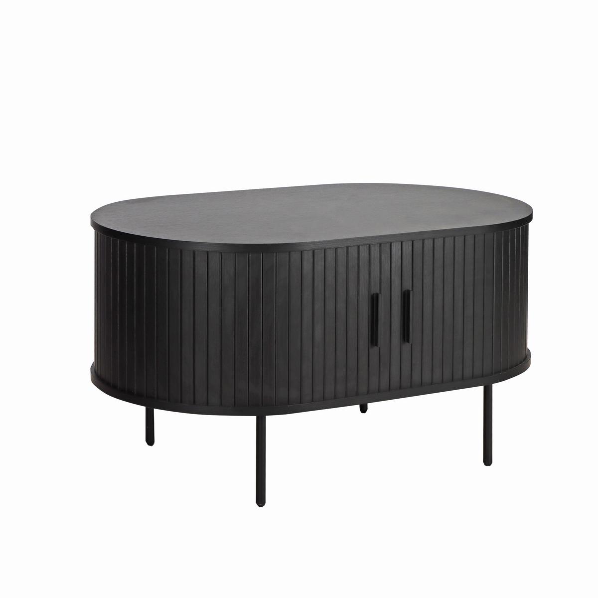Couchtisch Schwarz B: 60 Cm - Schwarz, Design, Holzwerkstoff (100/60/55cm) - Livetastic